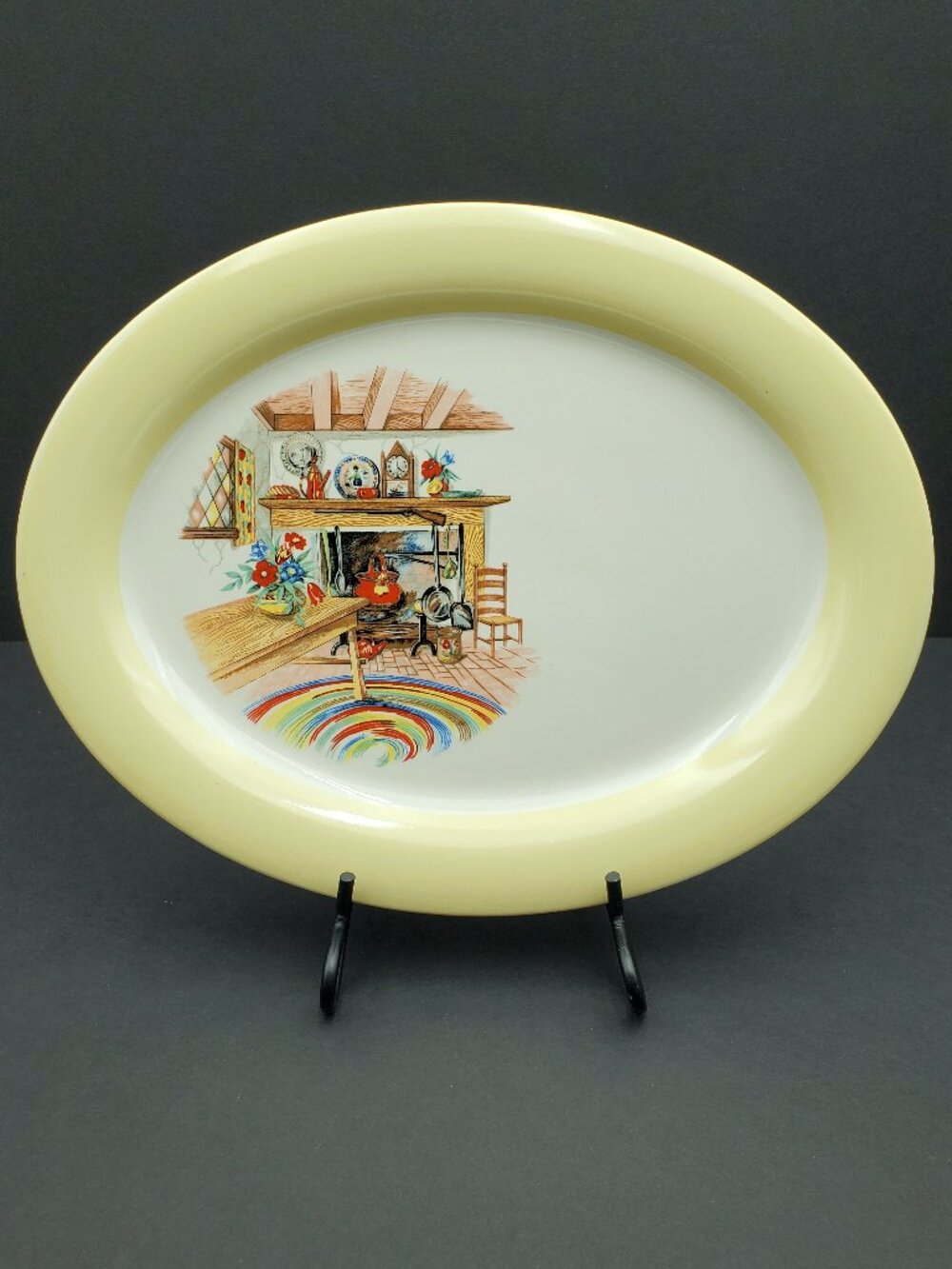 Homer Laughlin Eggshell Swing Colonial Kitchen Platter Small Serving Plate